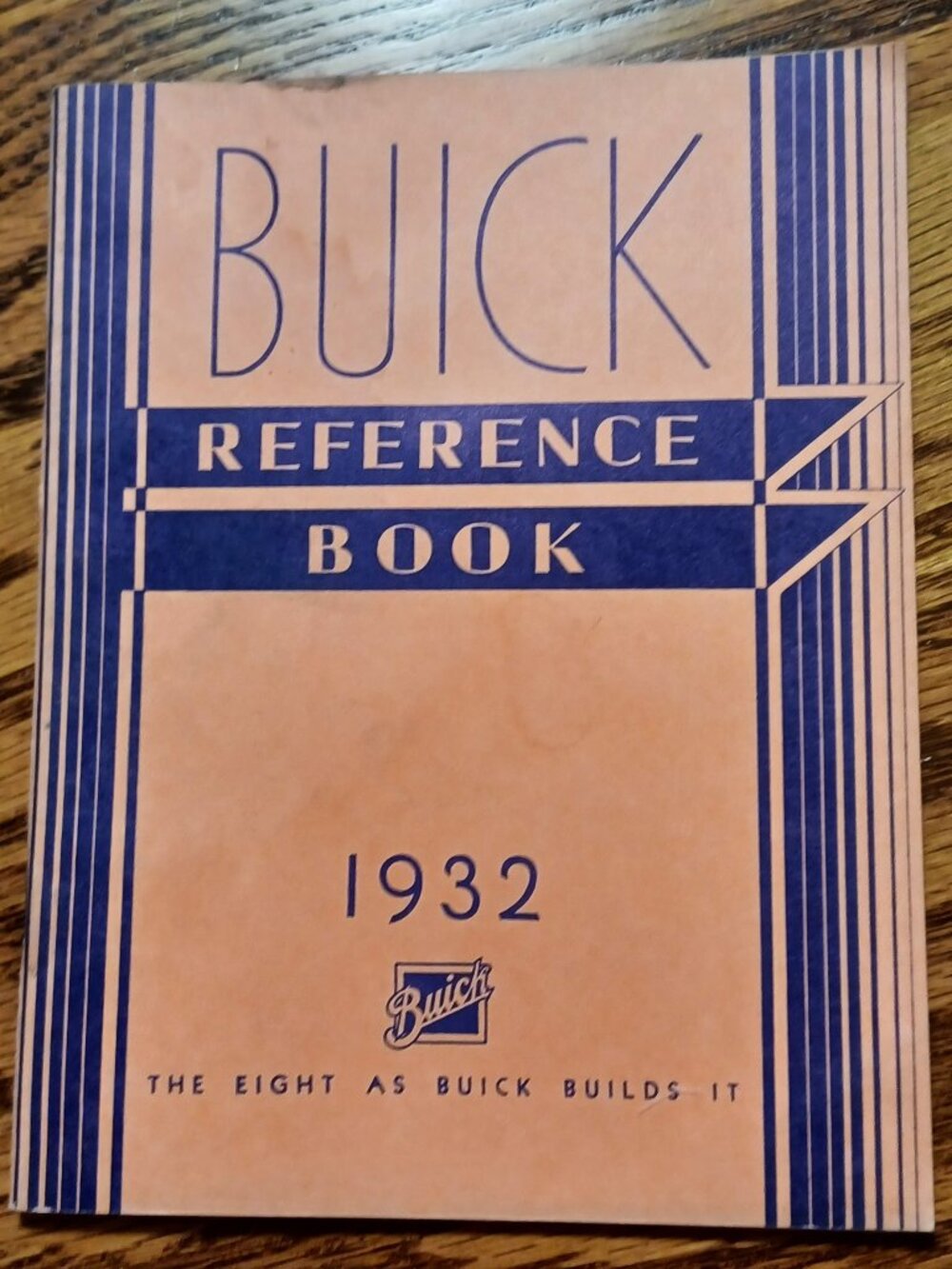 Vintage 1932 Buick Reference Book The Eight As Buick Builds It GM Literature